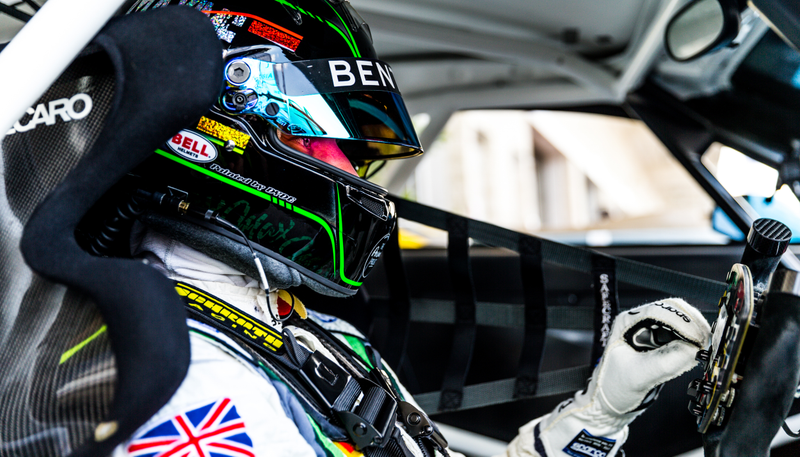 Maxime Soulet, just before blasting around COTA in his Bentley Continental GT3.